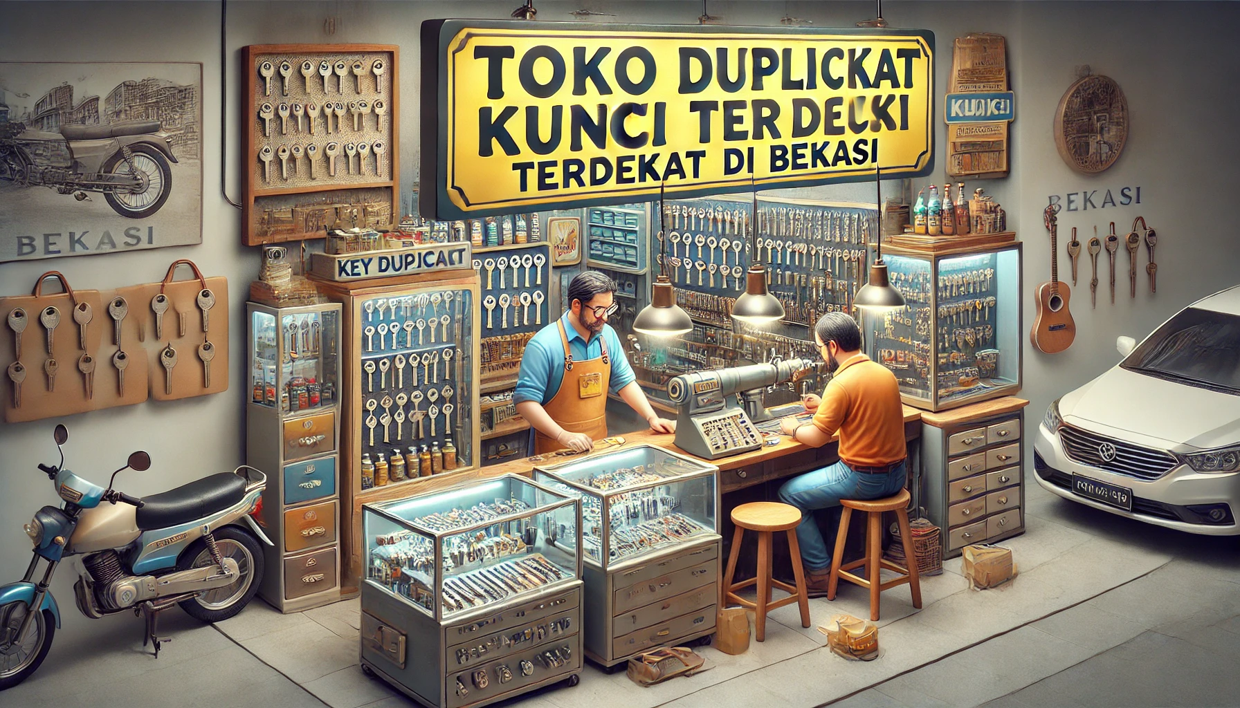 Toko Duplikat Kunci Terdekat di Bekasi