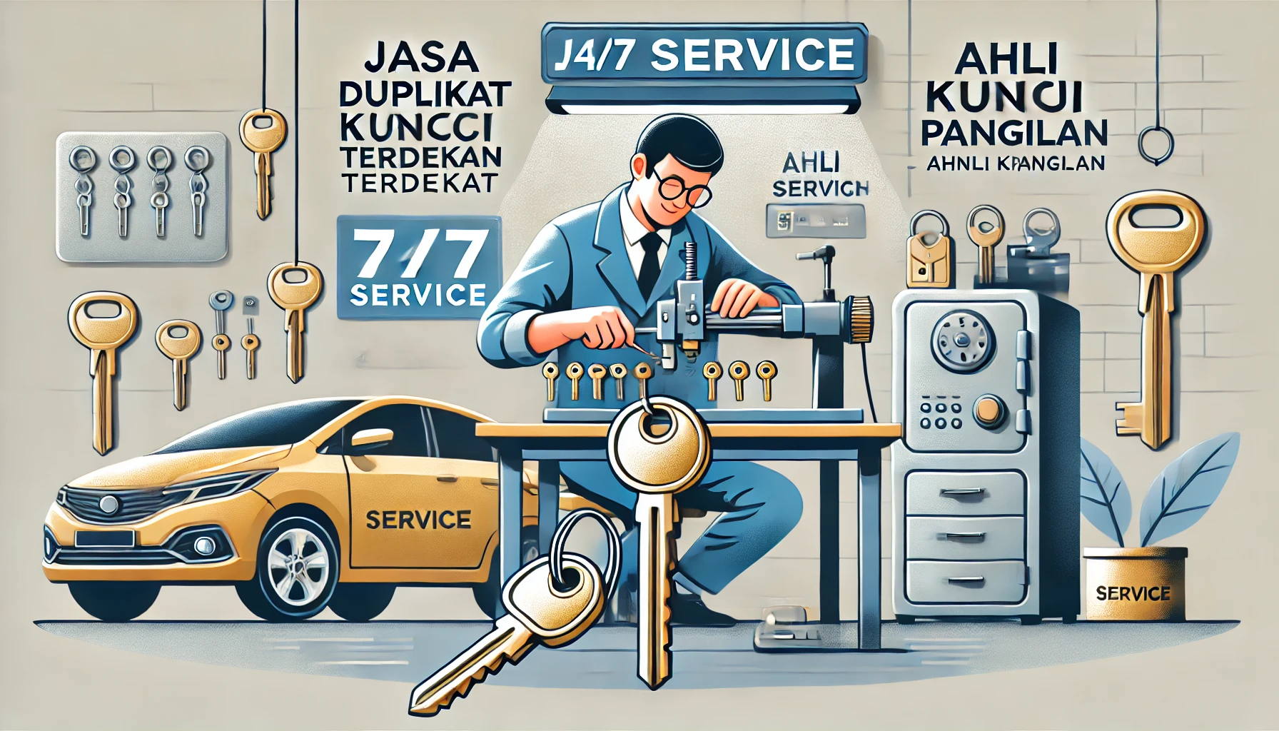 Jasa Duplikat Kunci Terdekat | Ahli Kunci Panggilan