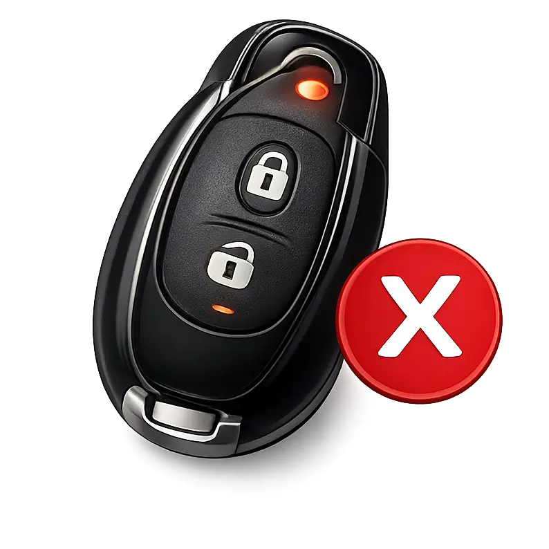 Remote immobilizer tidak berfungsi