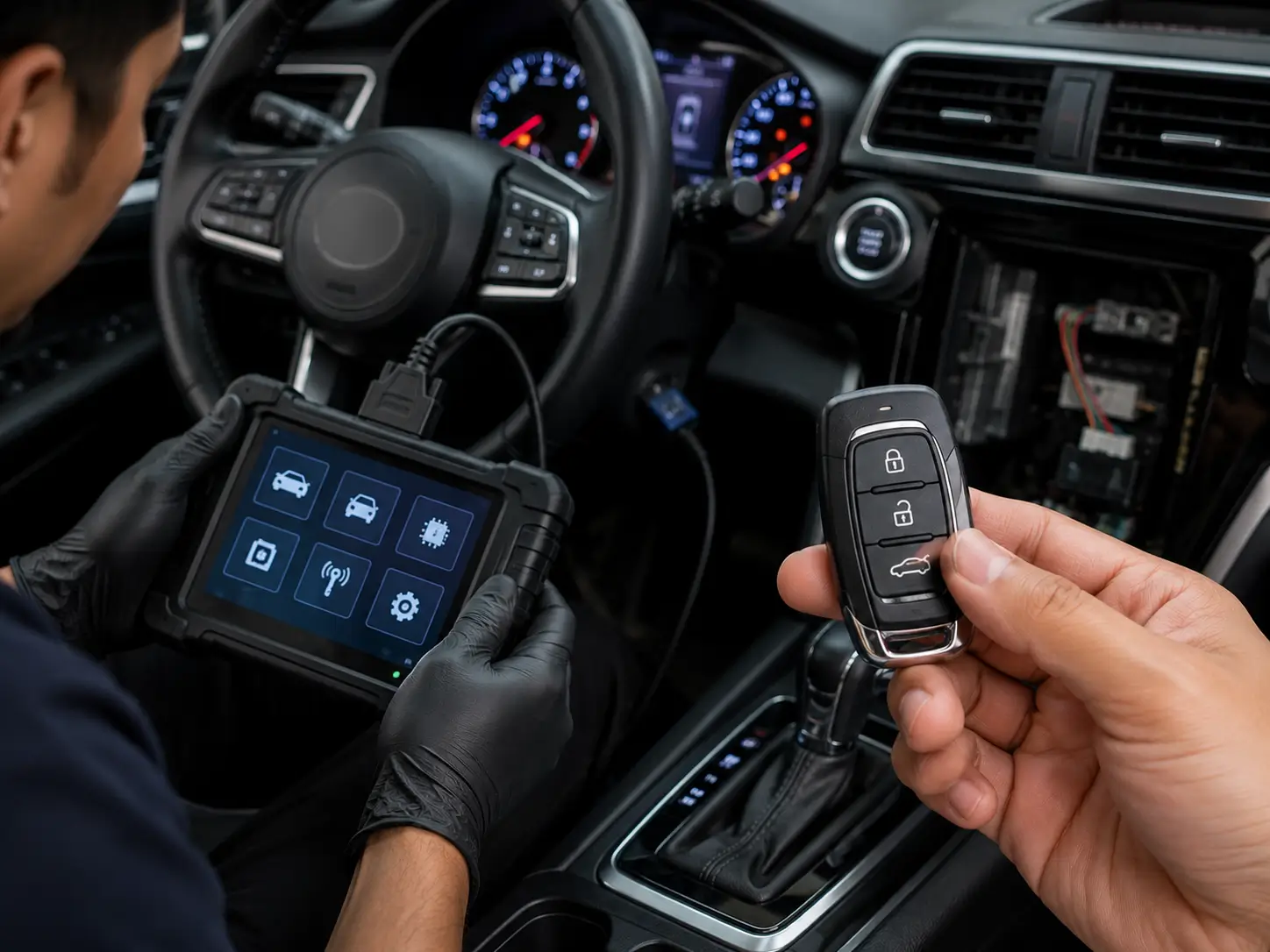 Program keyless mobil