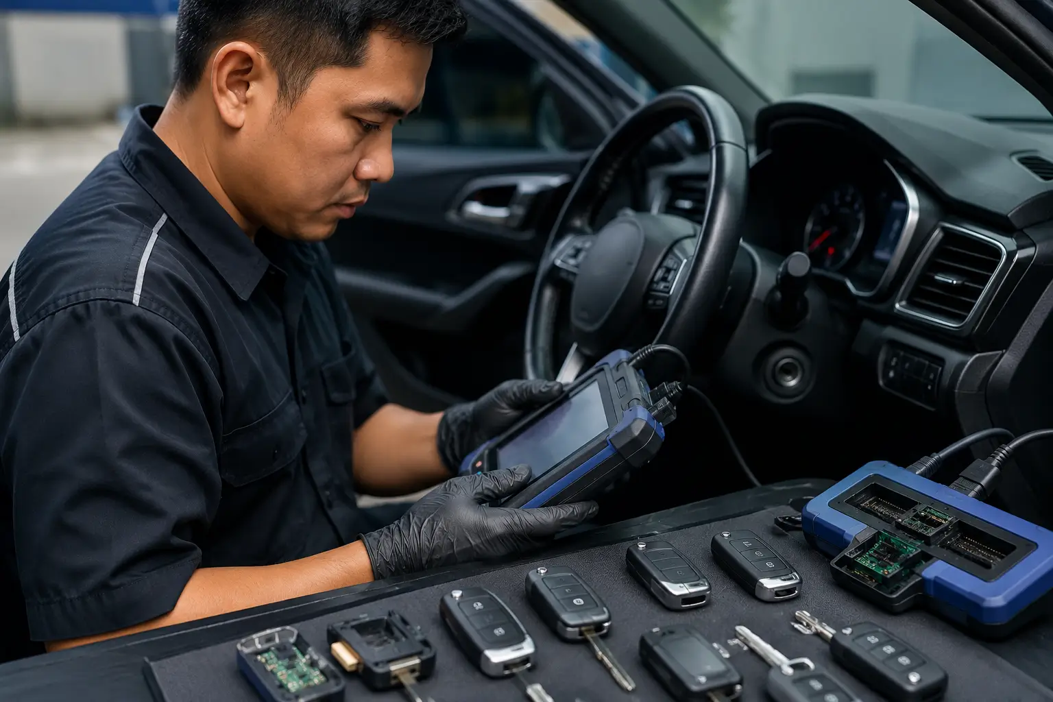Ahli kunci immobilizer mobil profesional