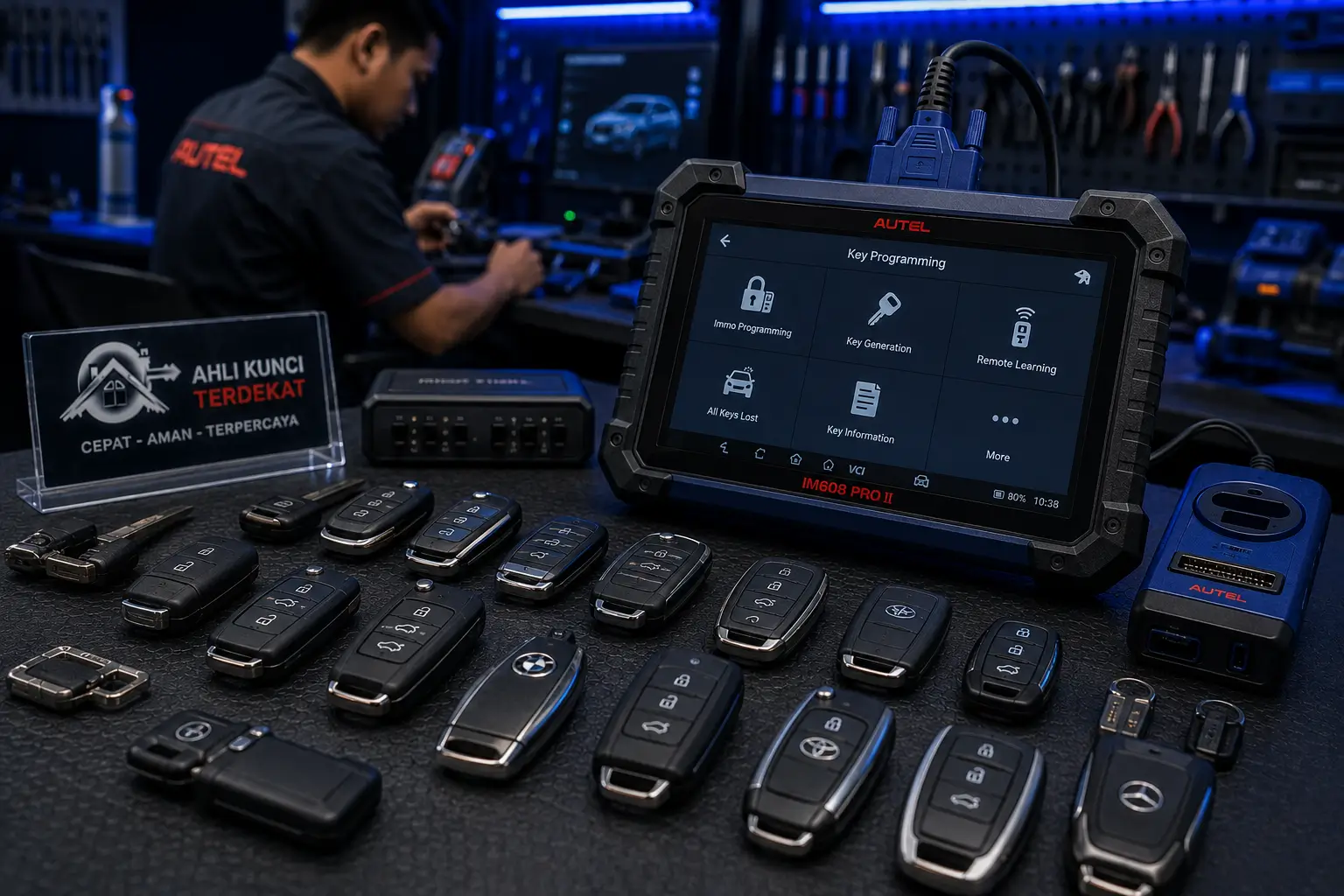 service semua remote mobil