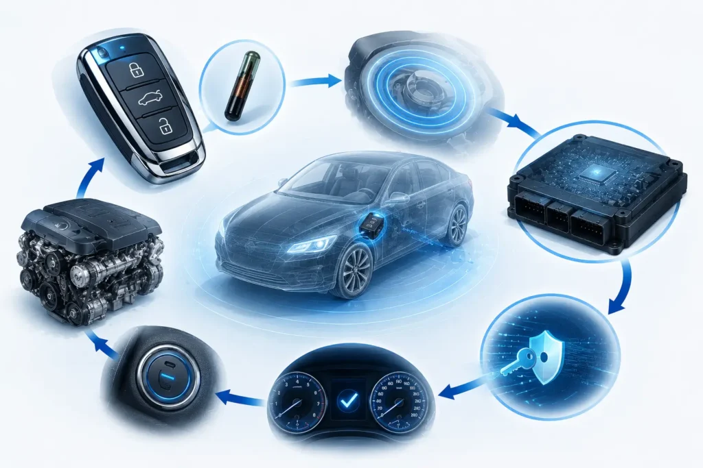 Cara kerja sistem immobilizer mobil