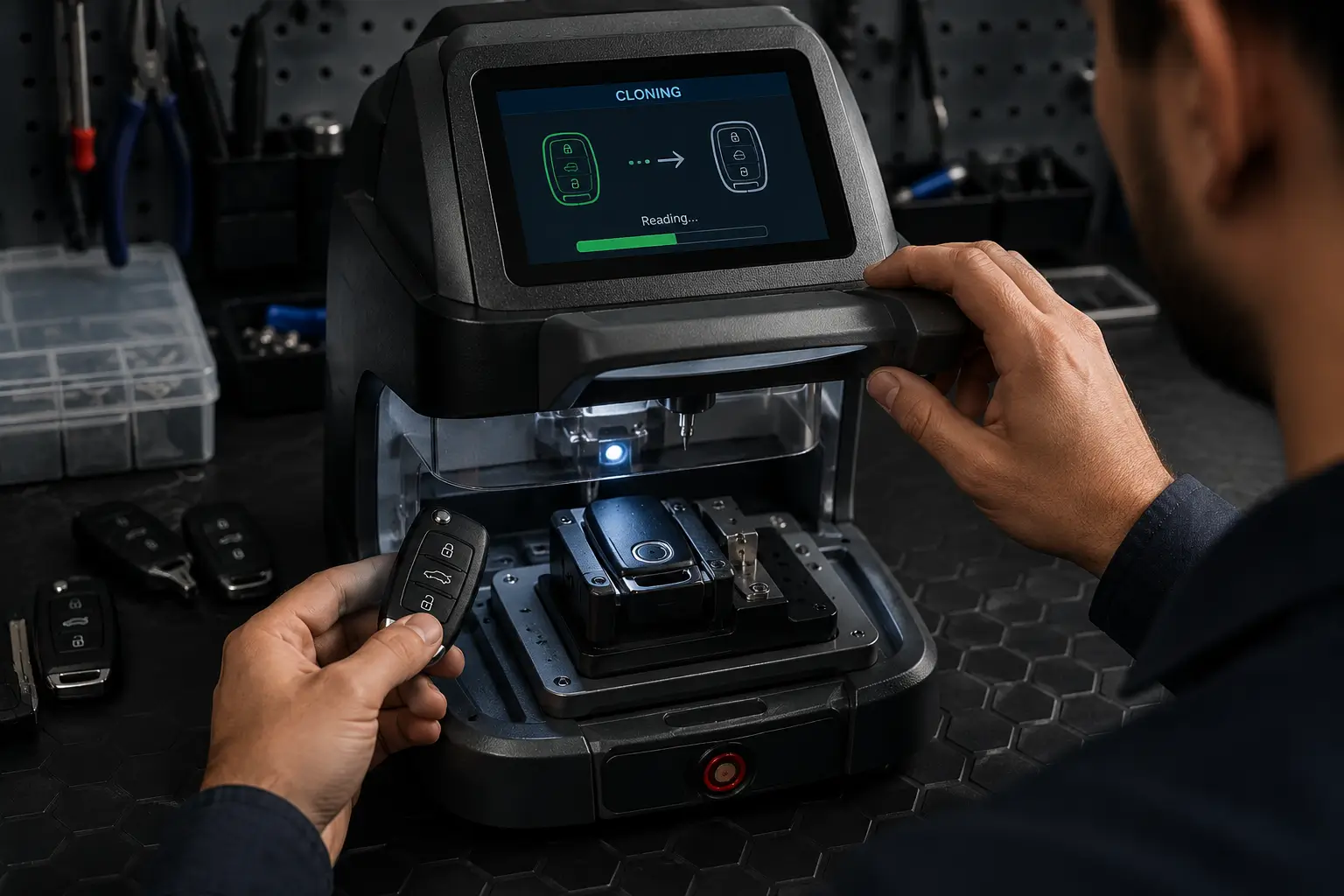 Cloning chip immobilizer