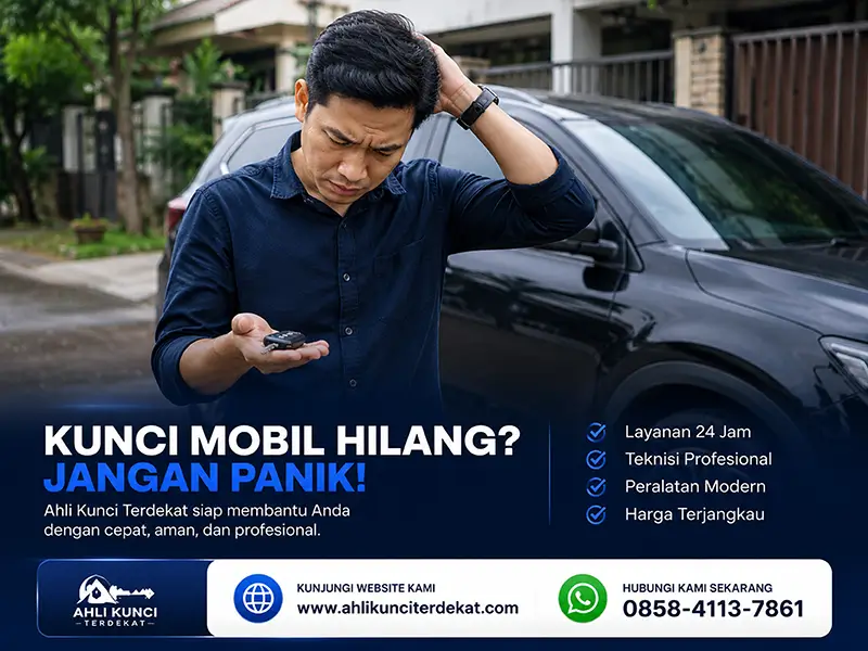 Kunci mobil hilang total