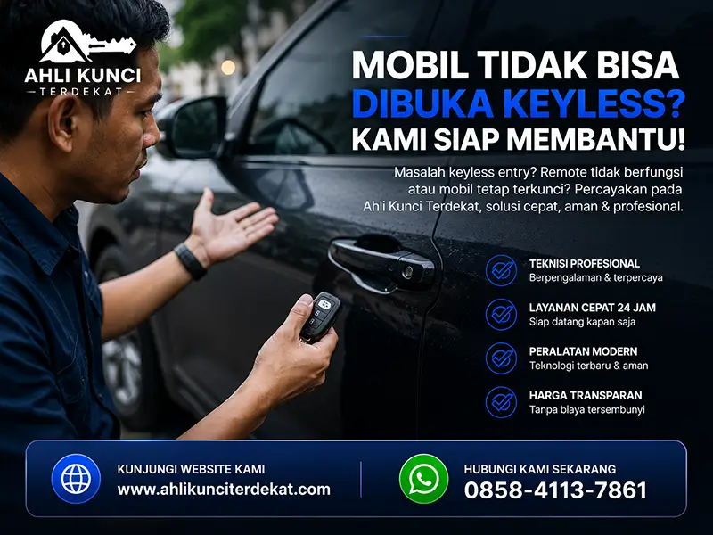 Mobil terkunci tidak bisa dibuka