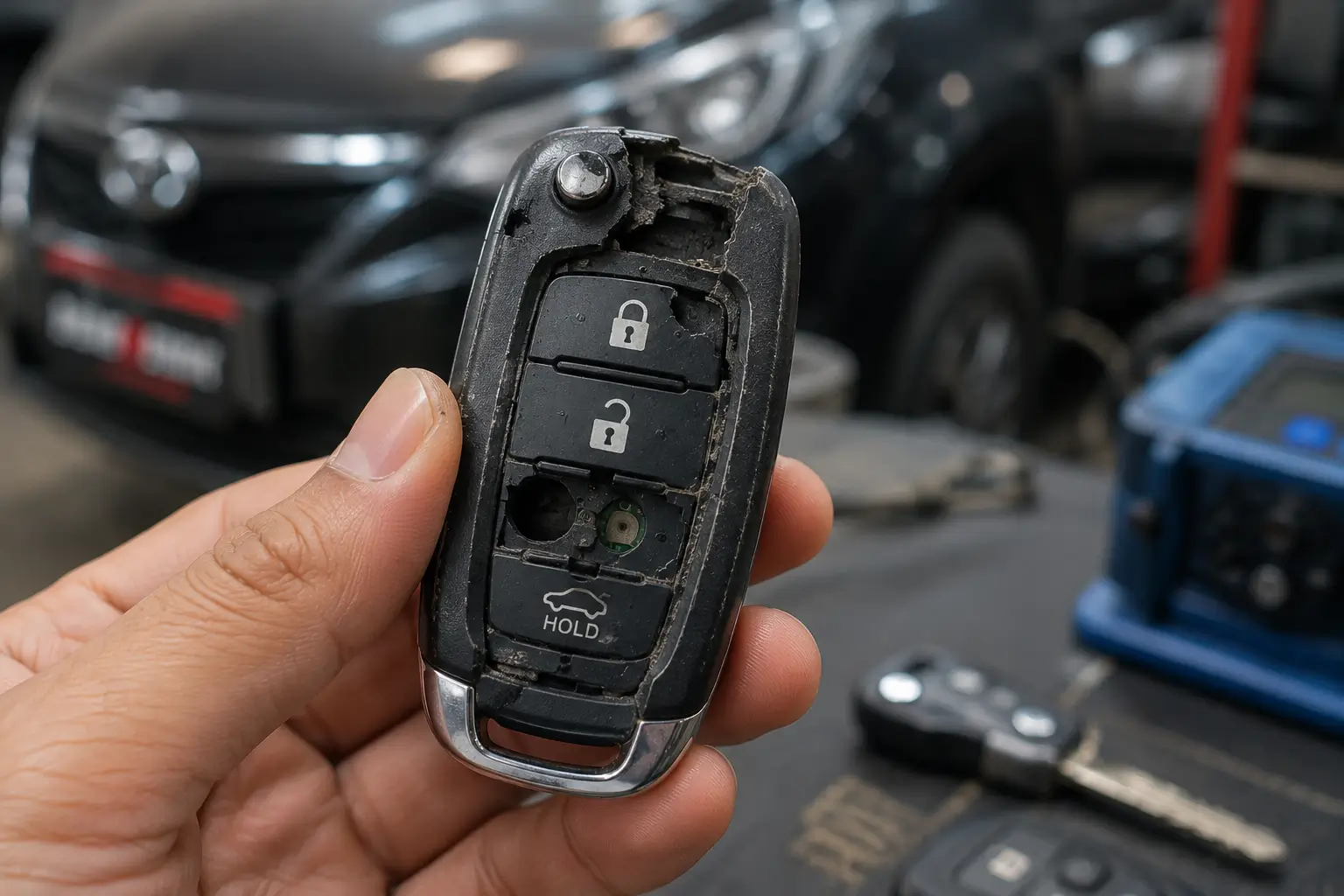 Remote Mobil Hilang atau Rusak