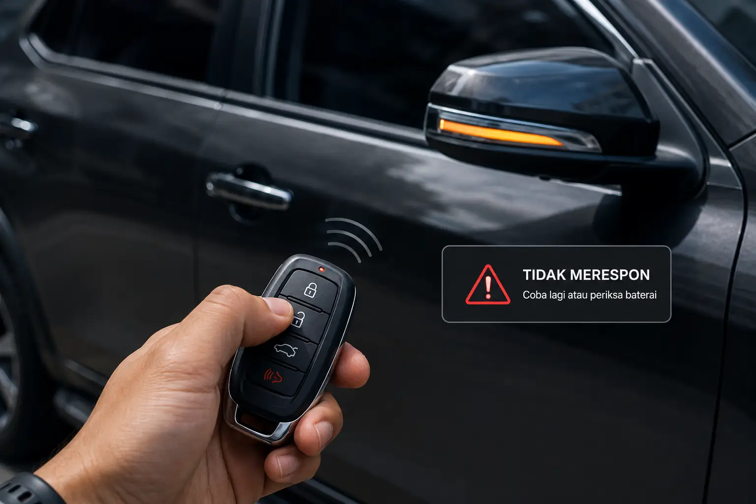 Remote Tidak Bisa Lock dan Unlock
