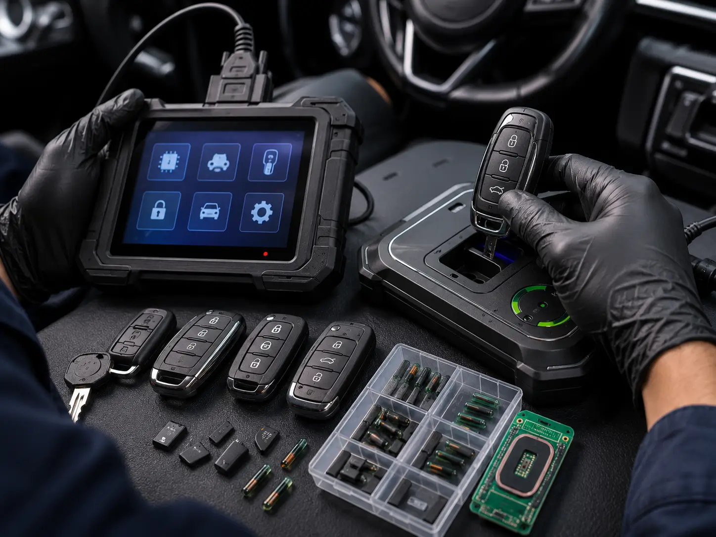 Clone chip immobilizer