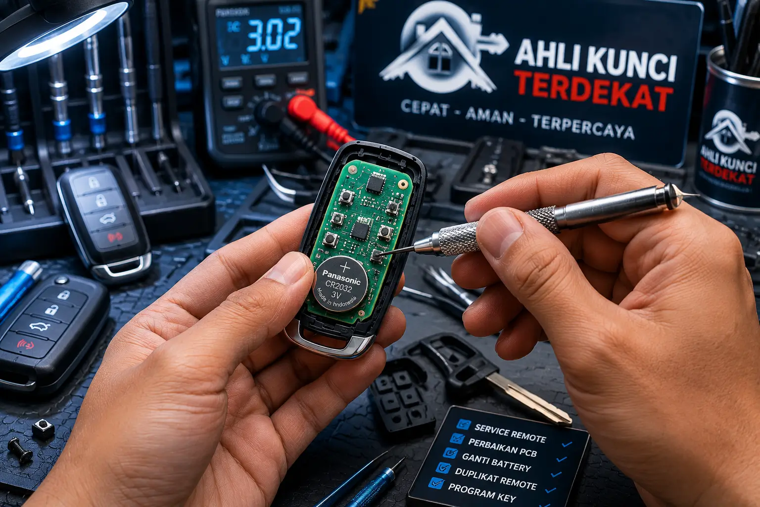 Perbaikan Remote Mobil Rusak