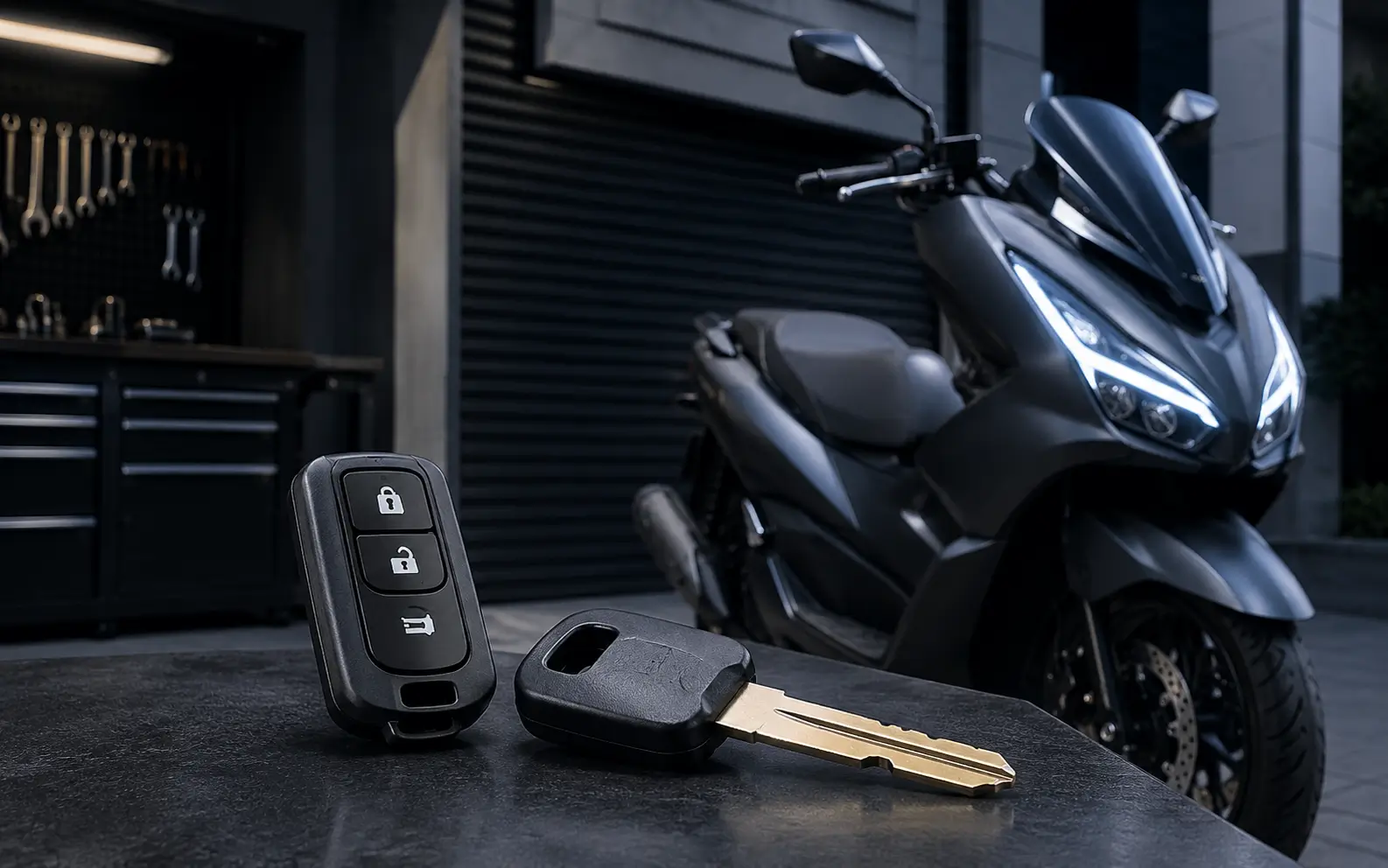 Pembuatan Kunci Motor Hilang