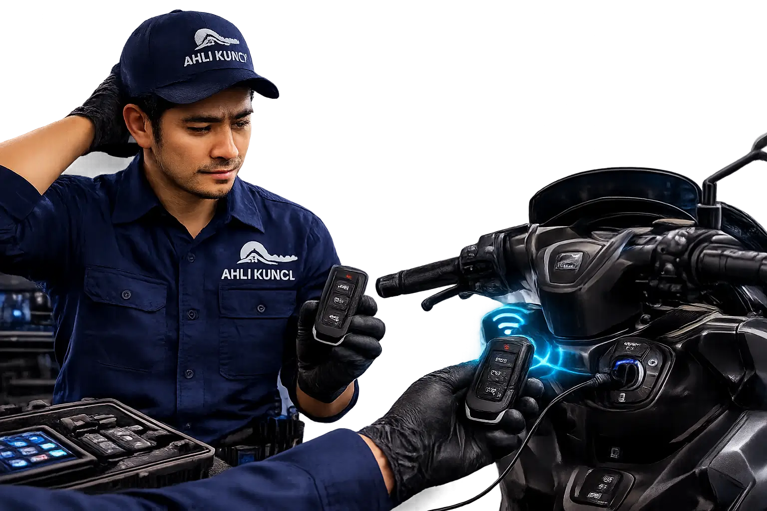 Pembuatan Smart Key Motor Hilang