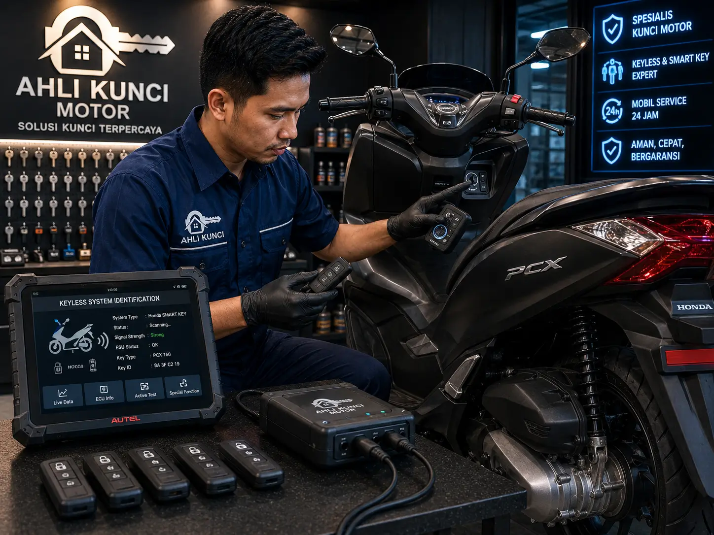 Identifikasi Sistem Keyless