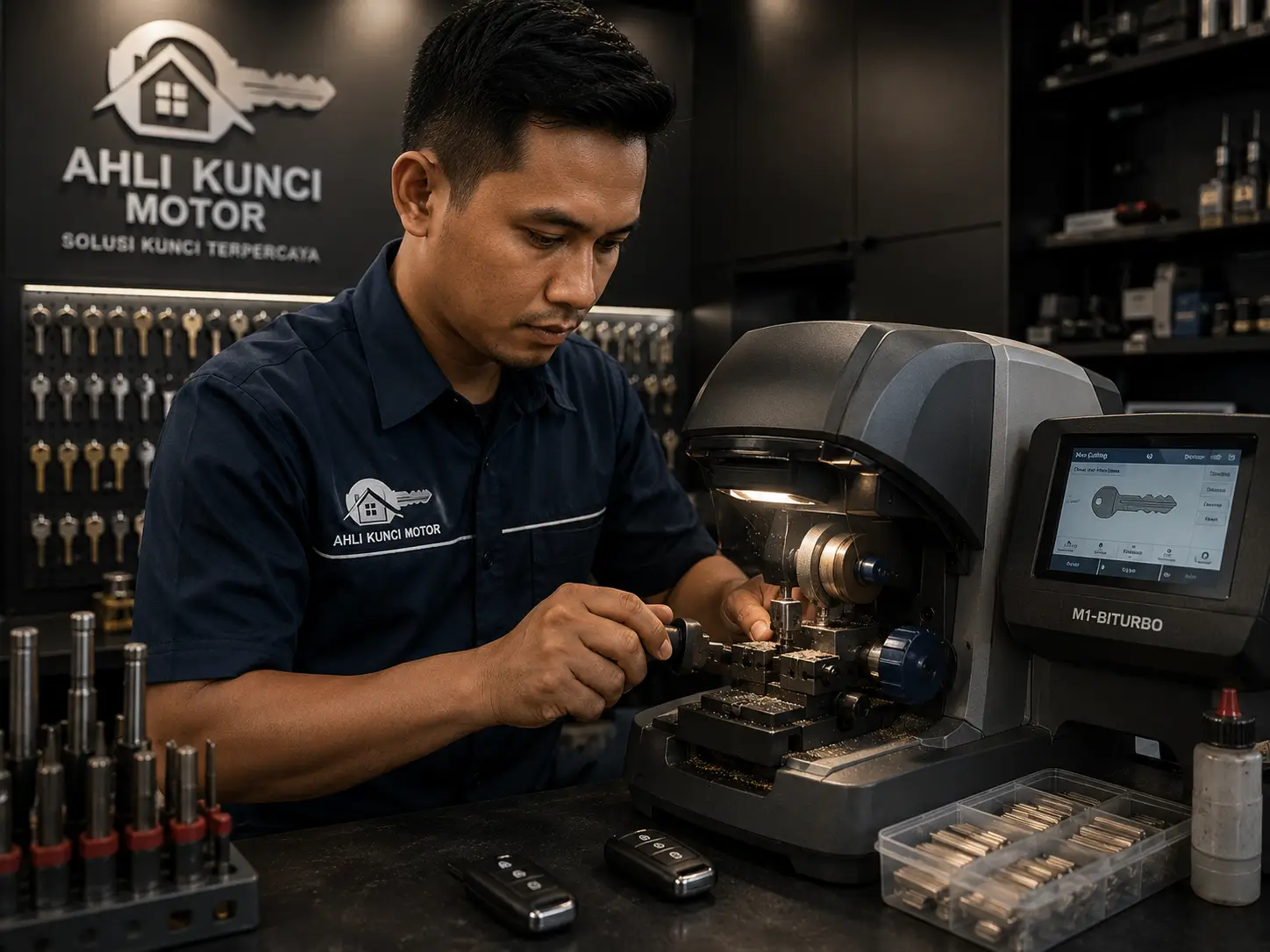 Pembuatan Kunci Motor