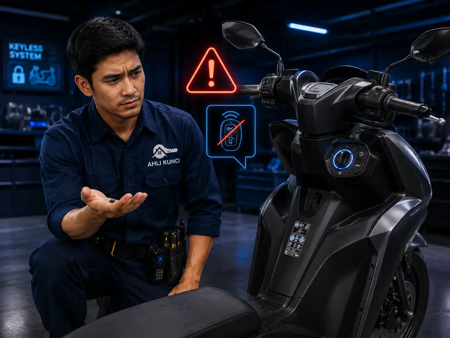 Smart Key Motor Hilang